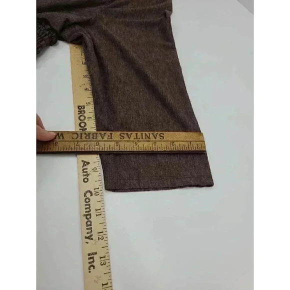 Just My Size Shaped Fit Midi Dress Women's Size 4x Brown Floral 3/4 Sleeve NWT - Picture 7 of 8